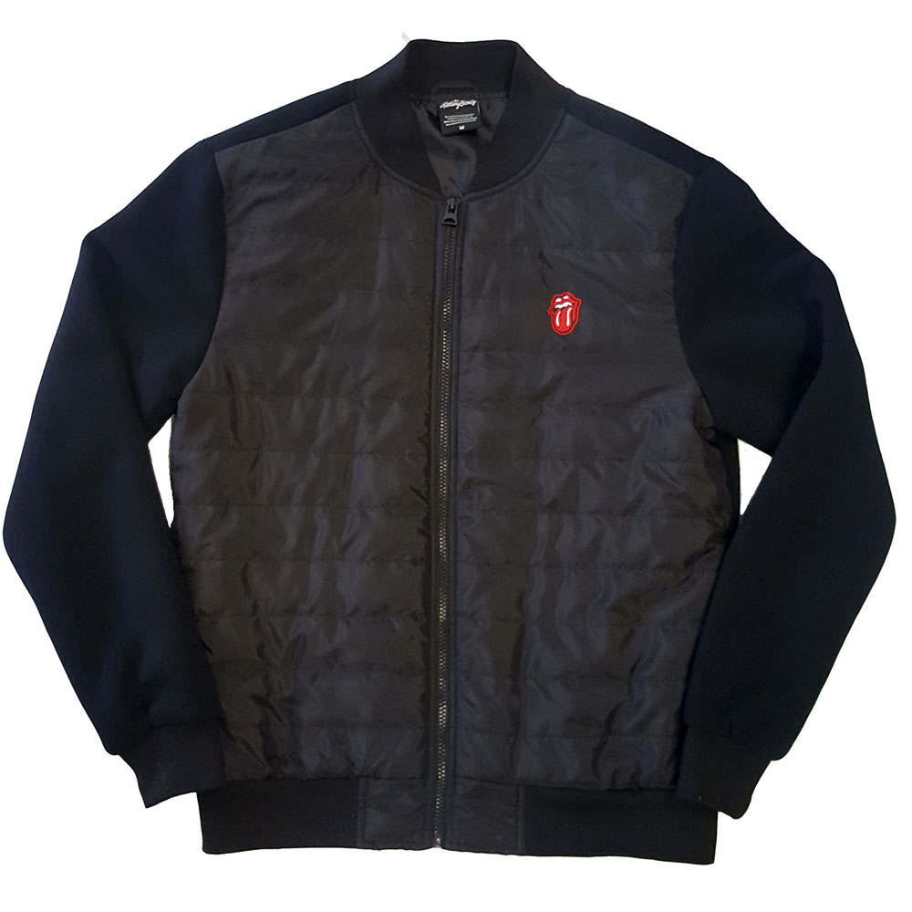 The Rolling Stones - Classic Tongue Jacke - Grau/Schwarz